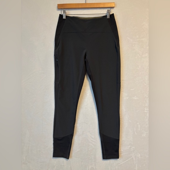 Mountain Hardwear Pants - Mountain Hardwear Women's charcoal casual outdoor pull on leggings size small